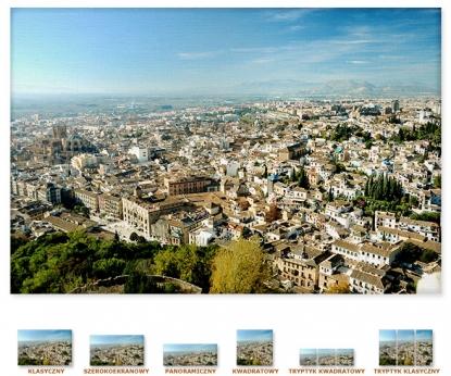 Granada - miasto i góry [Obrazy / Pejzaże, krajobrazy]