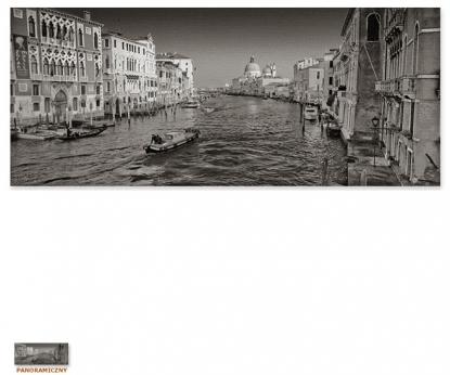 Canale Grande - pejzaż [Obrazy / Wenecja w panoramach / Seria]