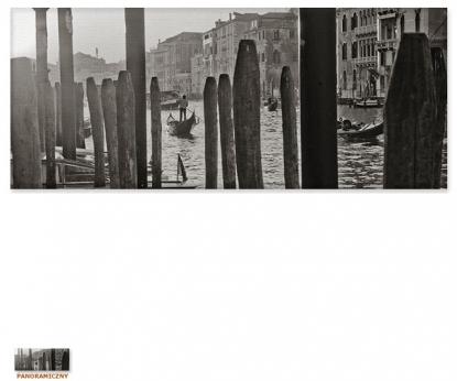 Gondolierzy na Canale Grande w Wenecji [Obrazy / Wenecja w panoramach / Seria]
