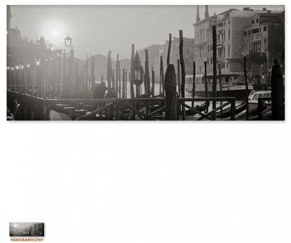 Zachód Słońca nad Canale Grande [Obrazy / Wenecja w panoramach / Seria]